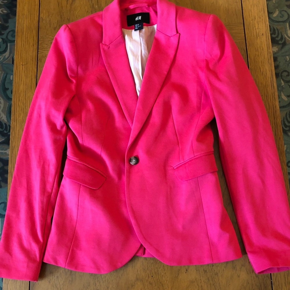 H&M Hot Pink Blazer!